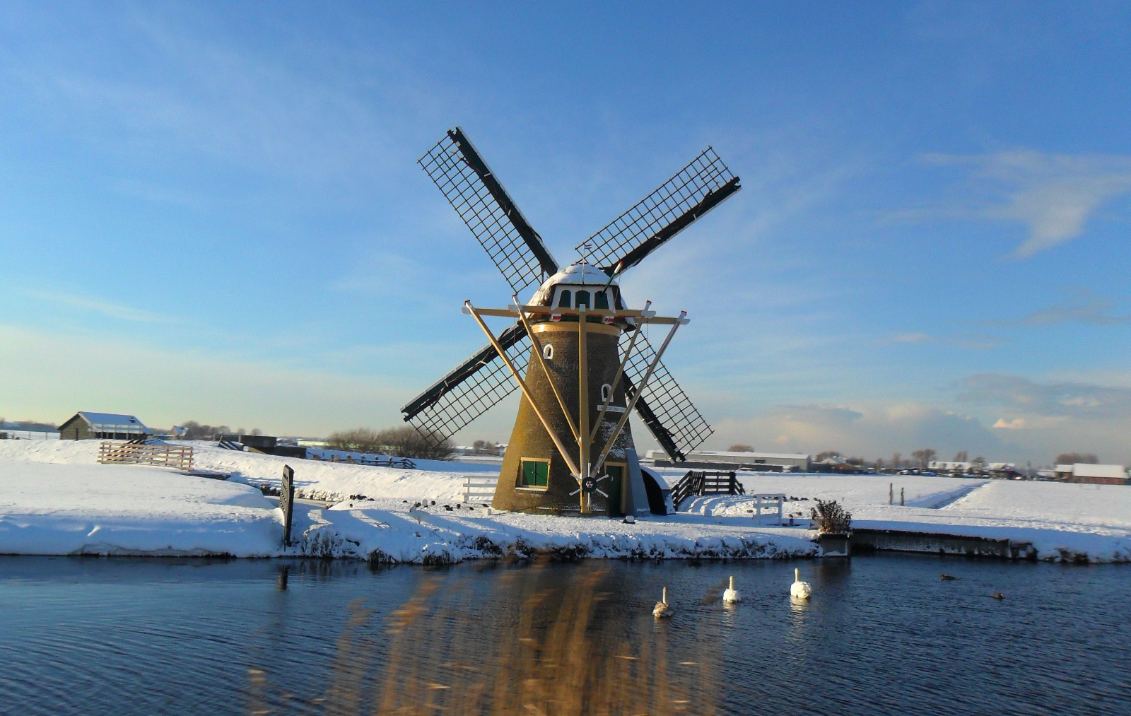 Molen in de Winter